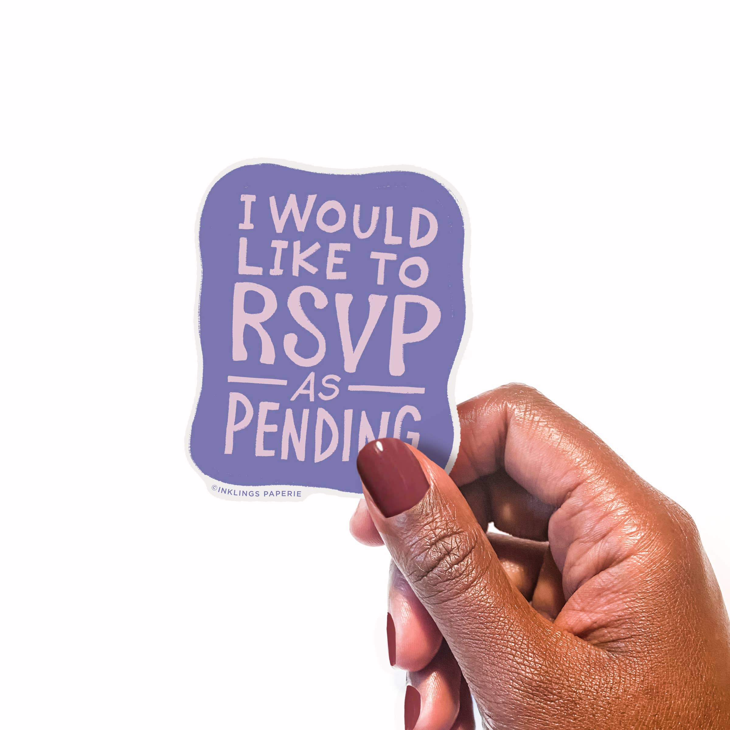 VINYL STICKER // RSVP AS PENDING