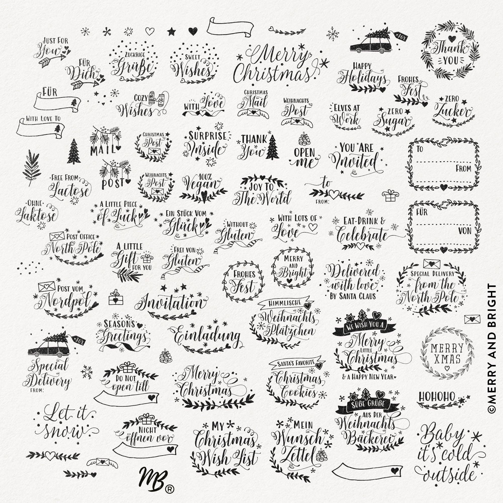 STAMP // TO AND FROM WREATH