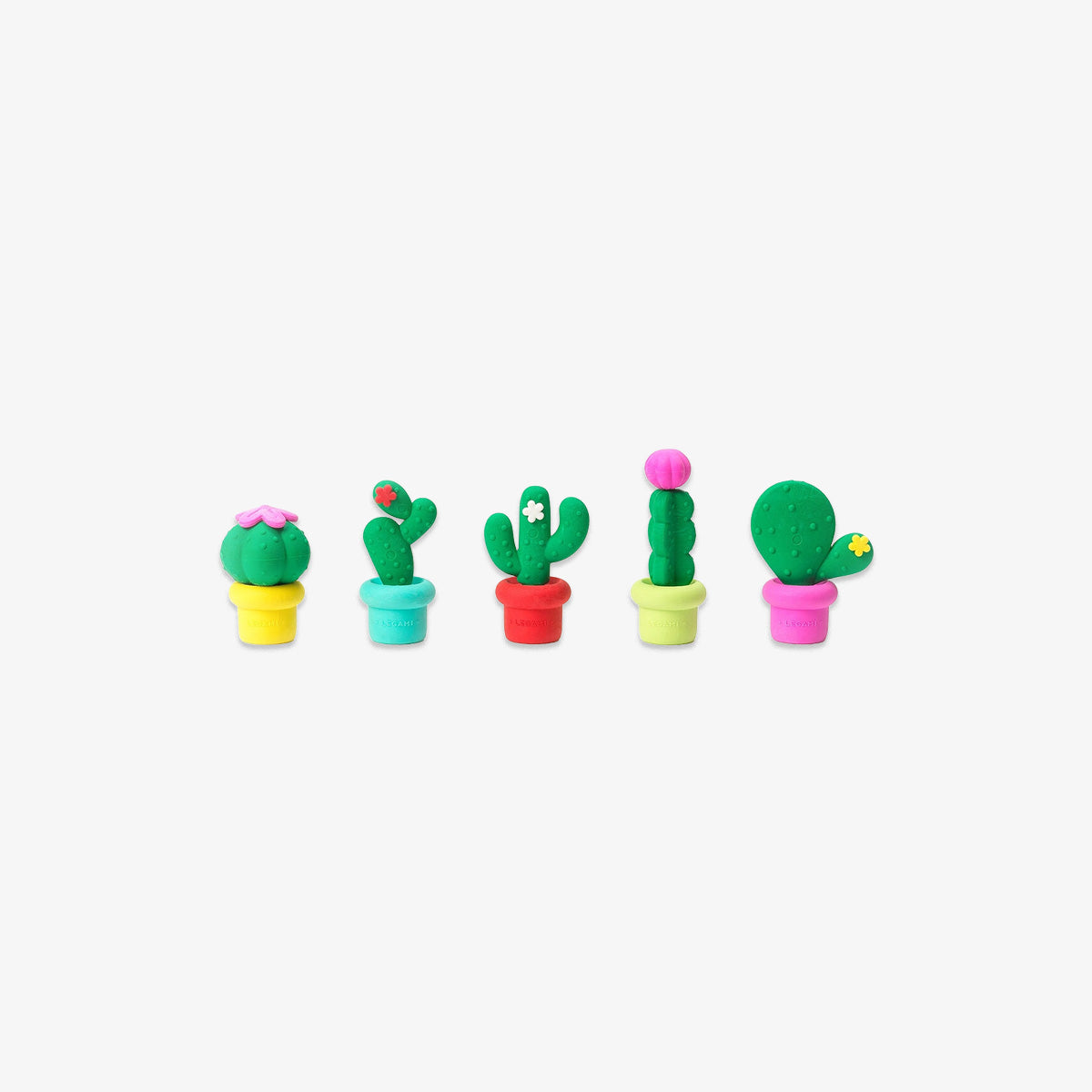 CACTUS SCENTED ERASERS // SET OF 5