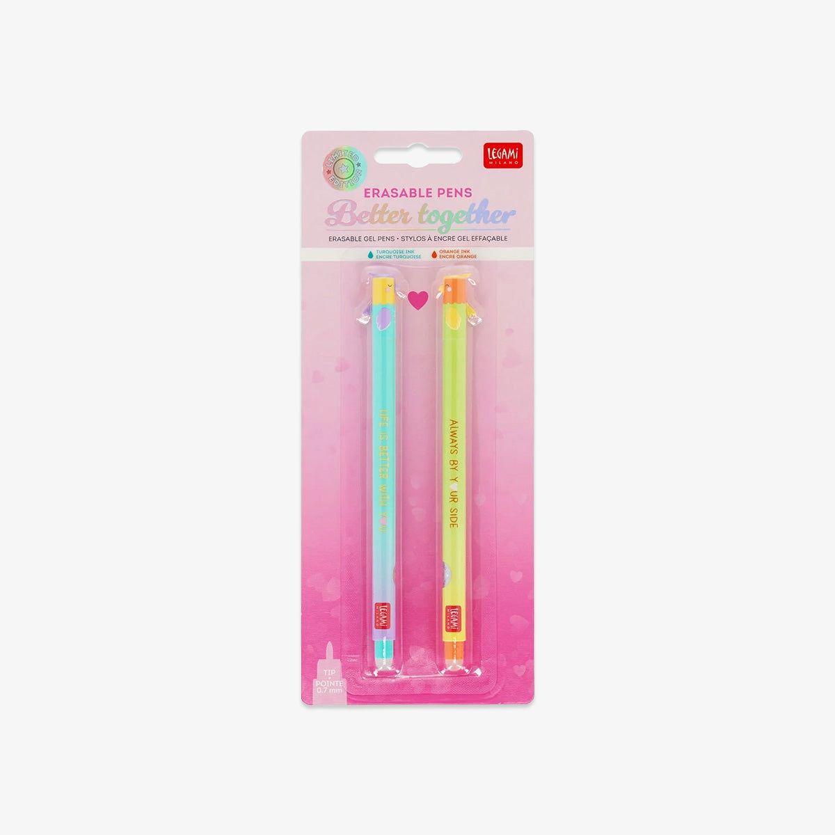 ERASABLE GEL PENS SET OF 2 // BETTER TOGETHER (LIMITED EDITION)