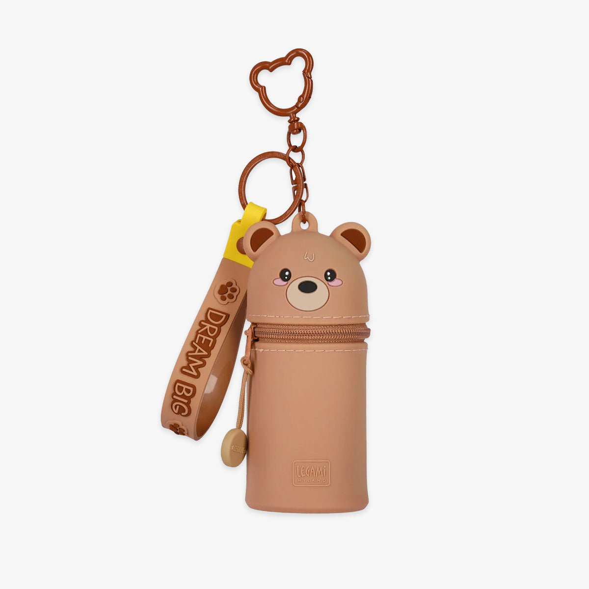 COIN PURSE WITH KEY RING // TEDDY BEAR