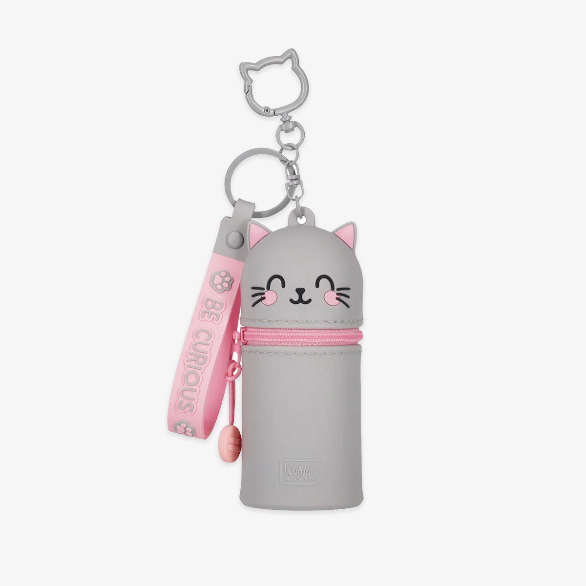 COIN PURSE WITH KEY RING // KITTY