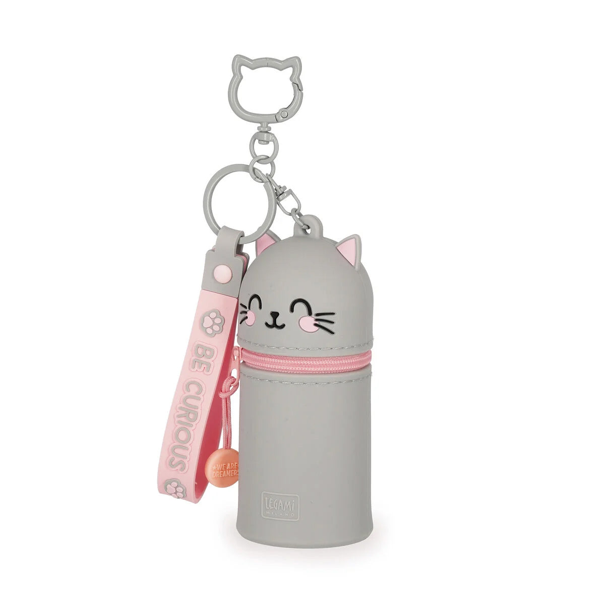 COIN PURSE WITH KEY RING // KITTY