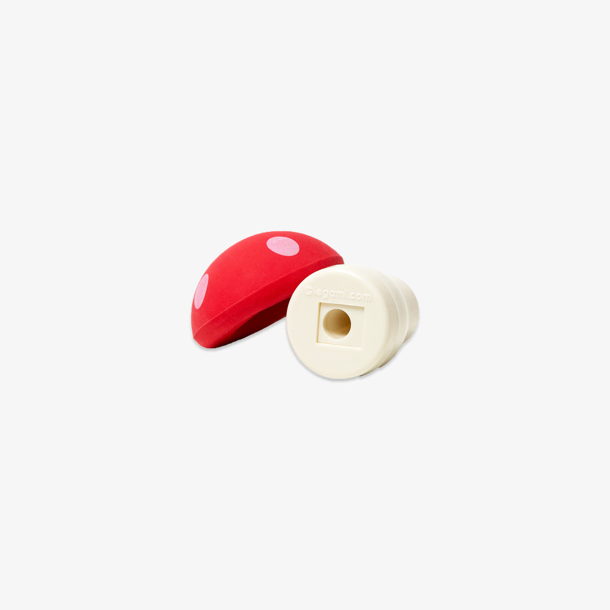 LEGAMI PENCIL SHARPENER & ERASER // MUSHROOM
