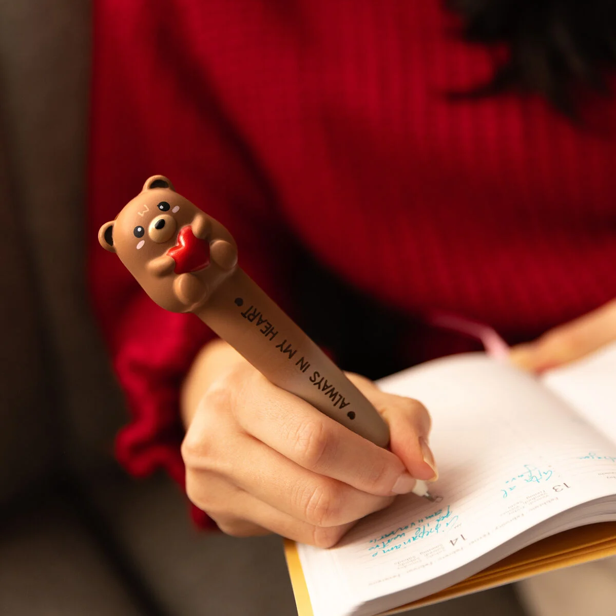 SQUISHY GEL PEN // TEDDY BEAR