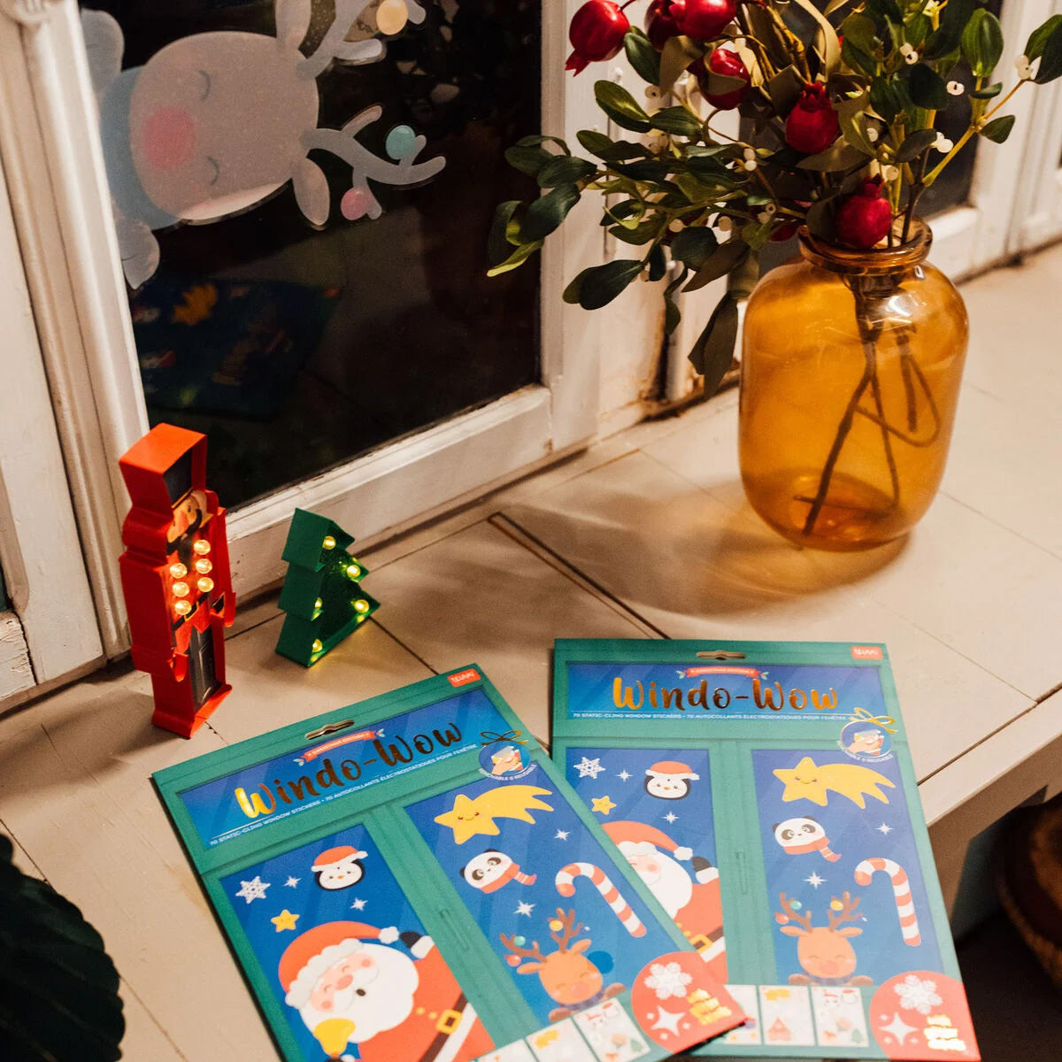 WINDOW CHRISTMAS STICKERS