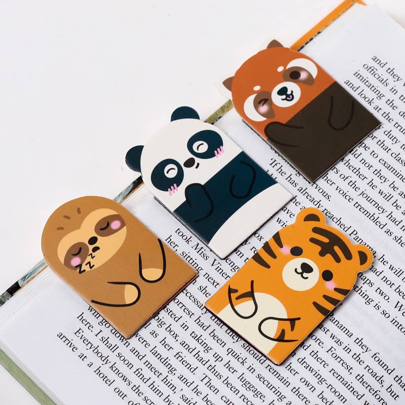 MAGNETIC BOOKMARKS // WILD ANIMALS