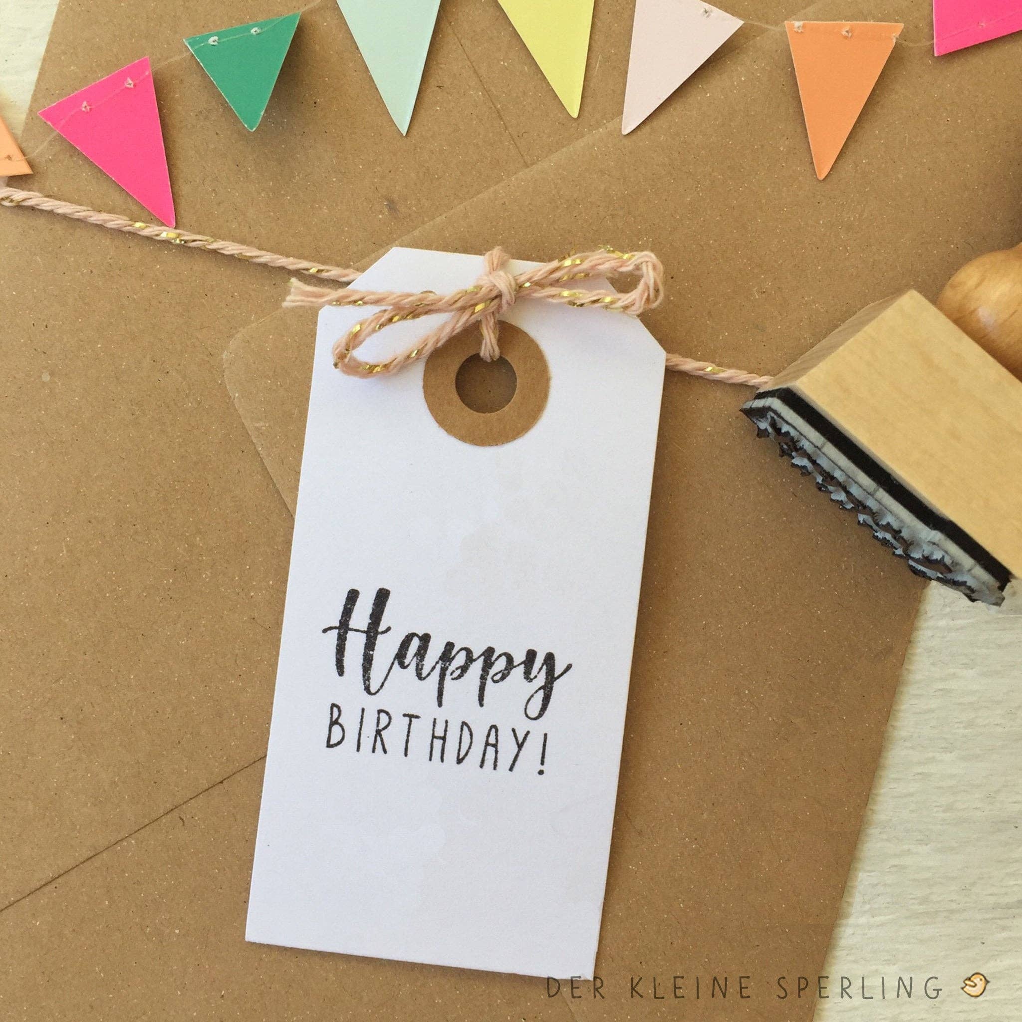STAMP // HAPPY BIRTHDAY