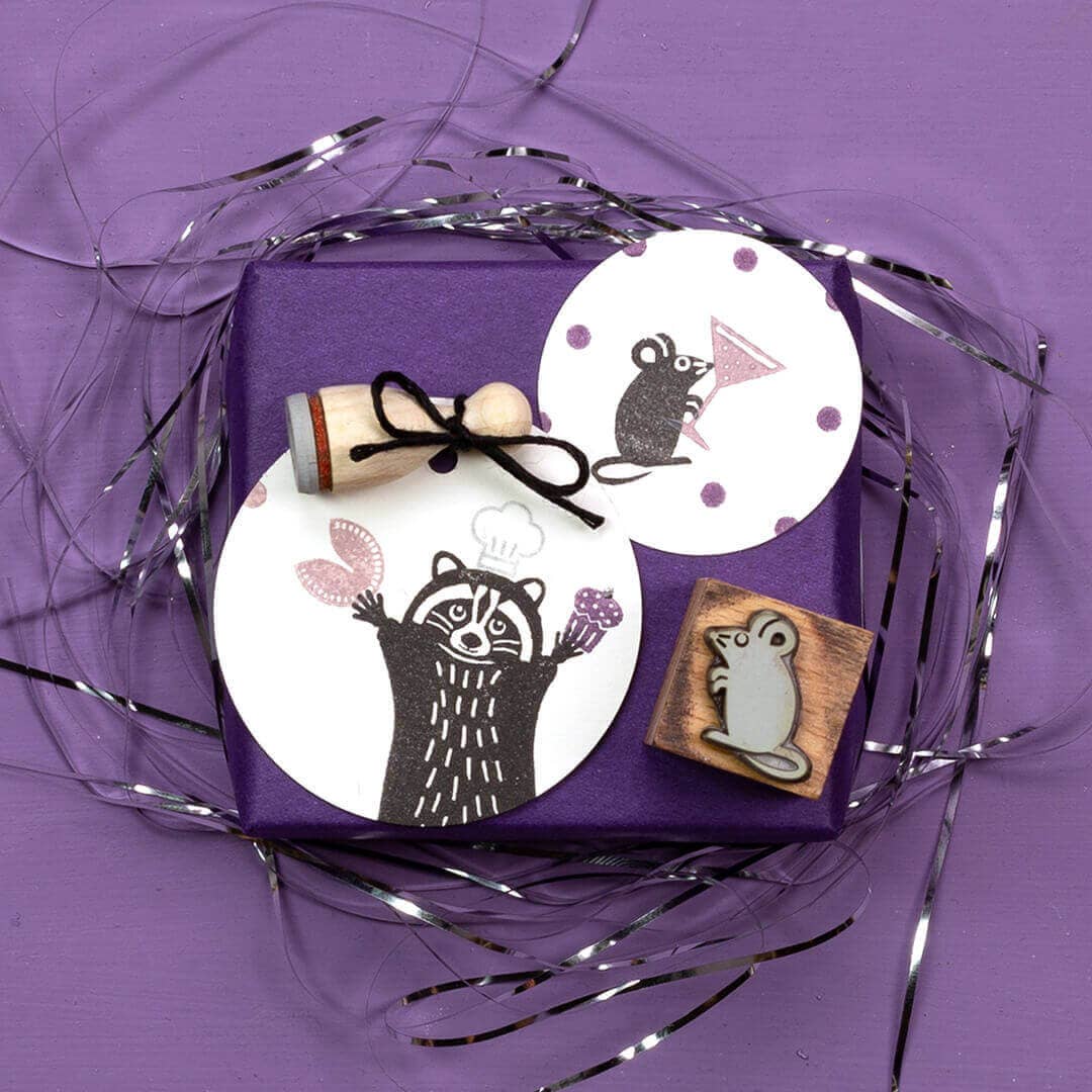 RUBBER STAMP // COCKTAIL GLASS