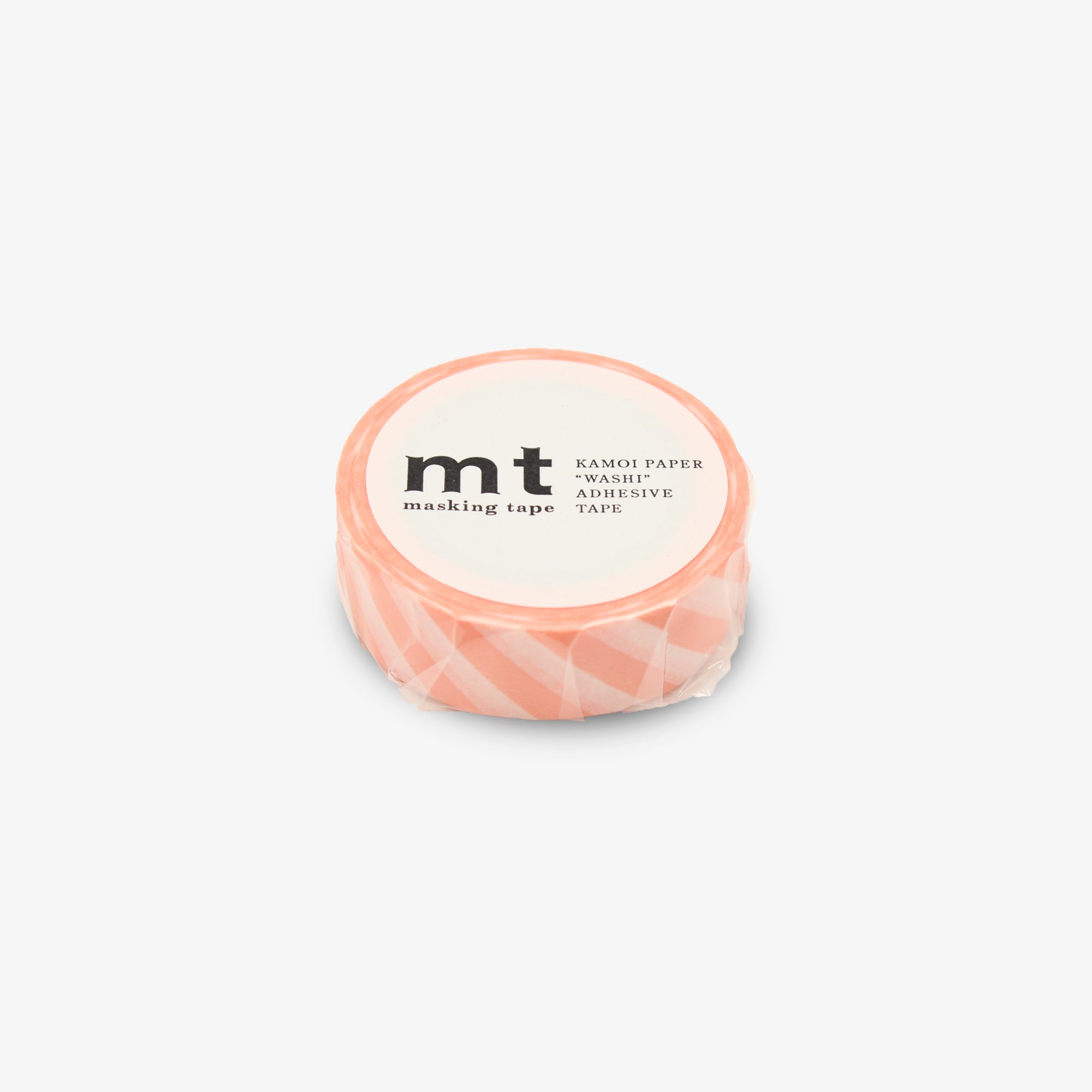 MT MASKING TAPE // PATTERN STRIPE SALMON PINK