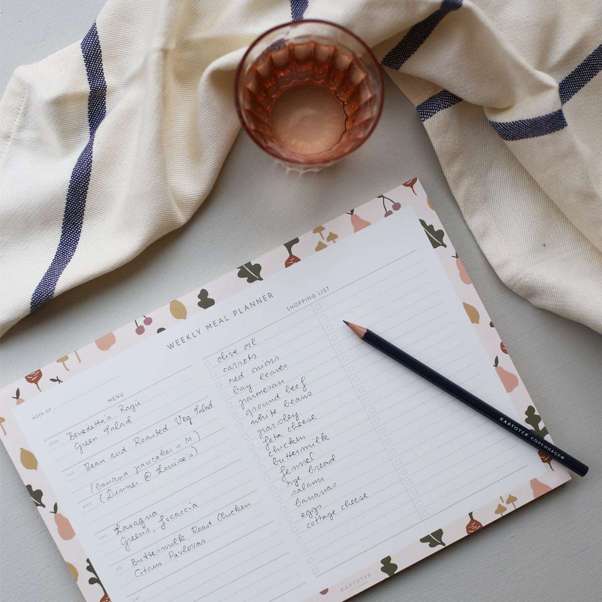 WEEKLY MEAL PLANNER