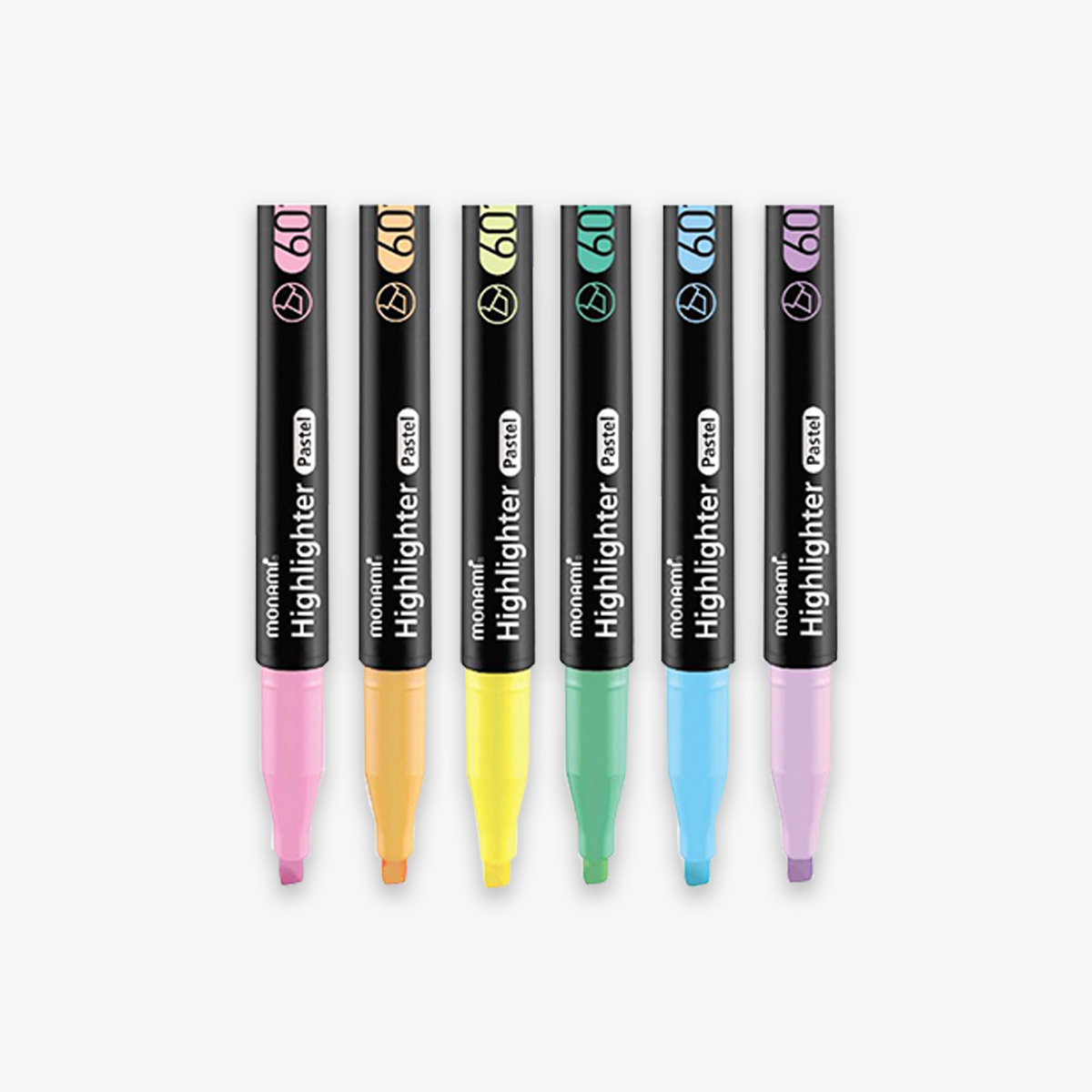 HIGHLIGHTER 601 SET OF 6 // PASTELS