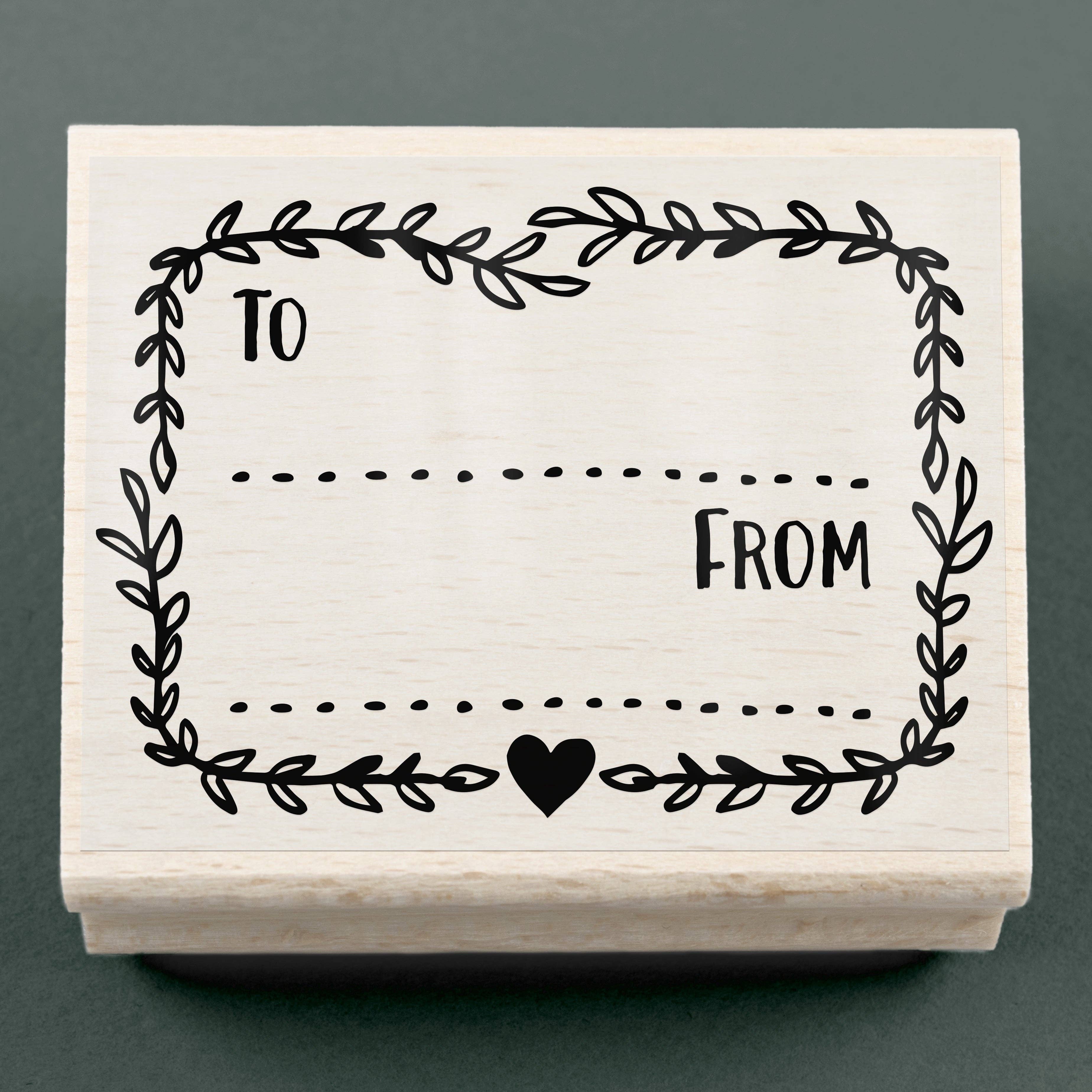 STAMP // TO AND FROM WREATH