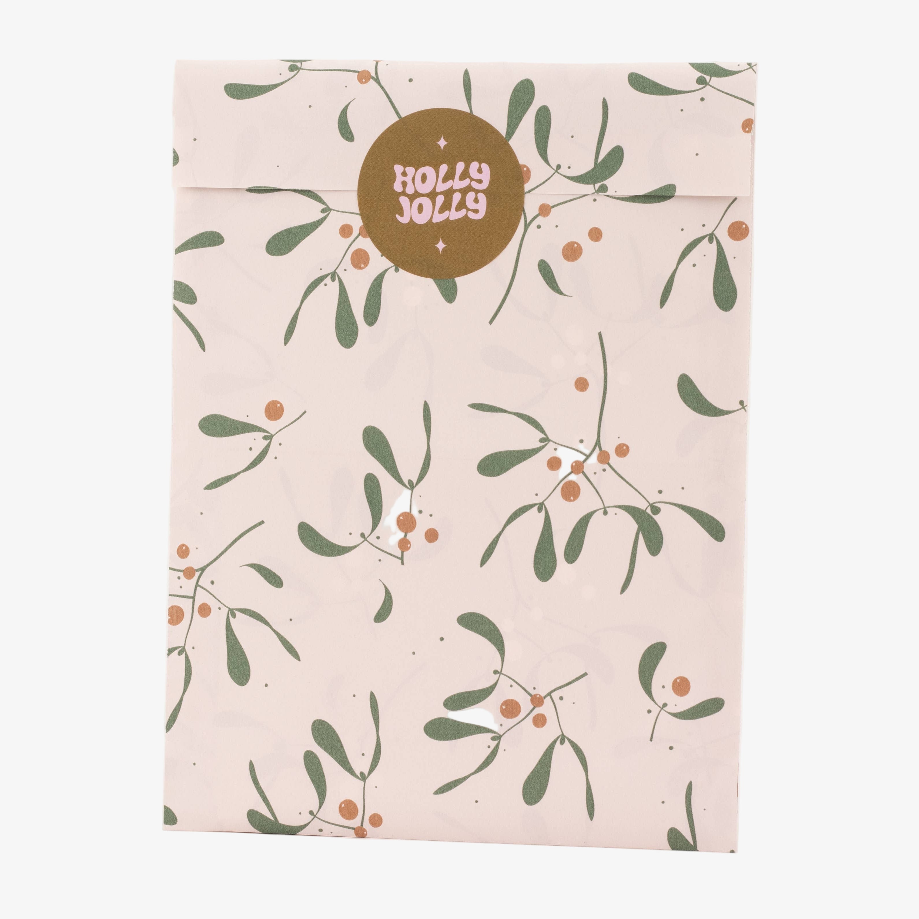 GAVEPOSE MEDIUM // LYSERØD MISTELTEN