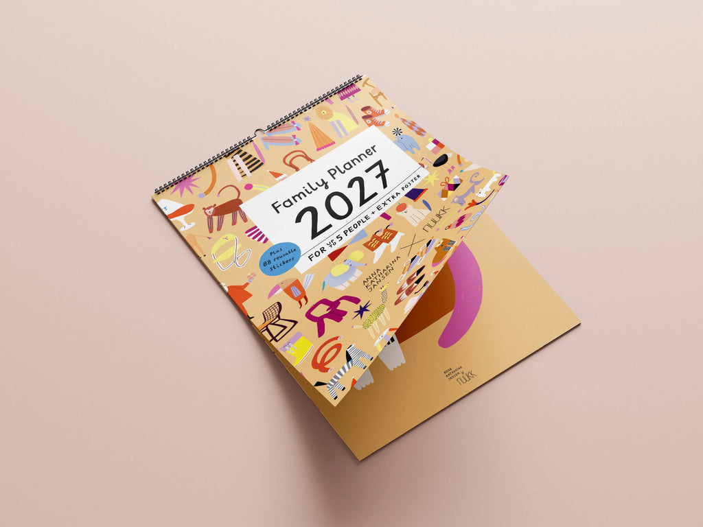 2027 FAMILY WALL CALENDAR (INCL. POSTER & STICKERS)