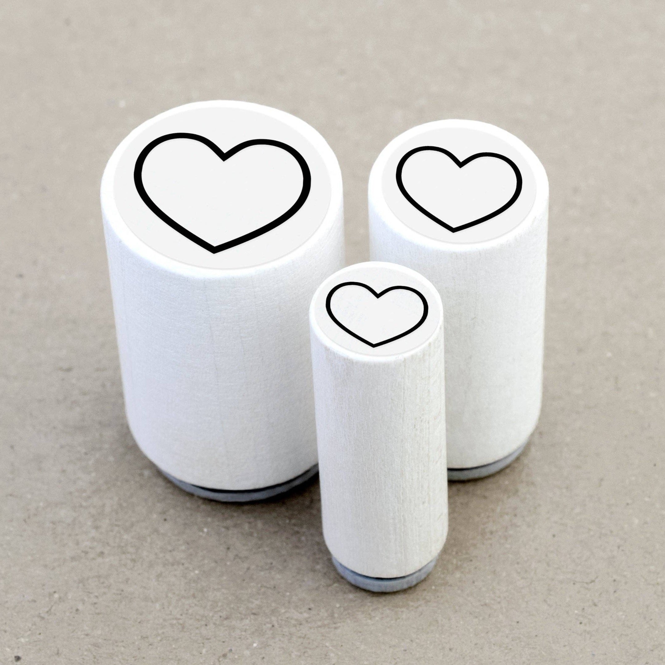 MINI RUBBER STAMP // HEART