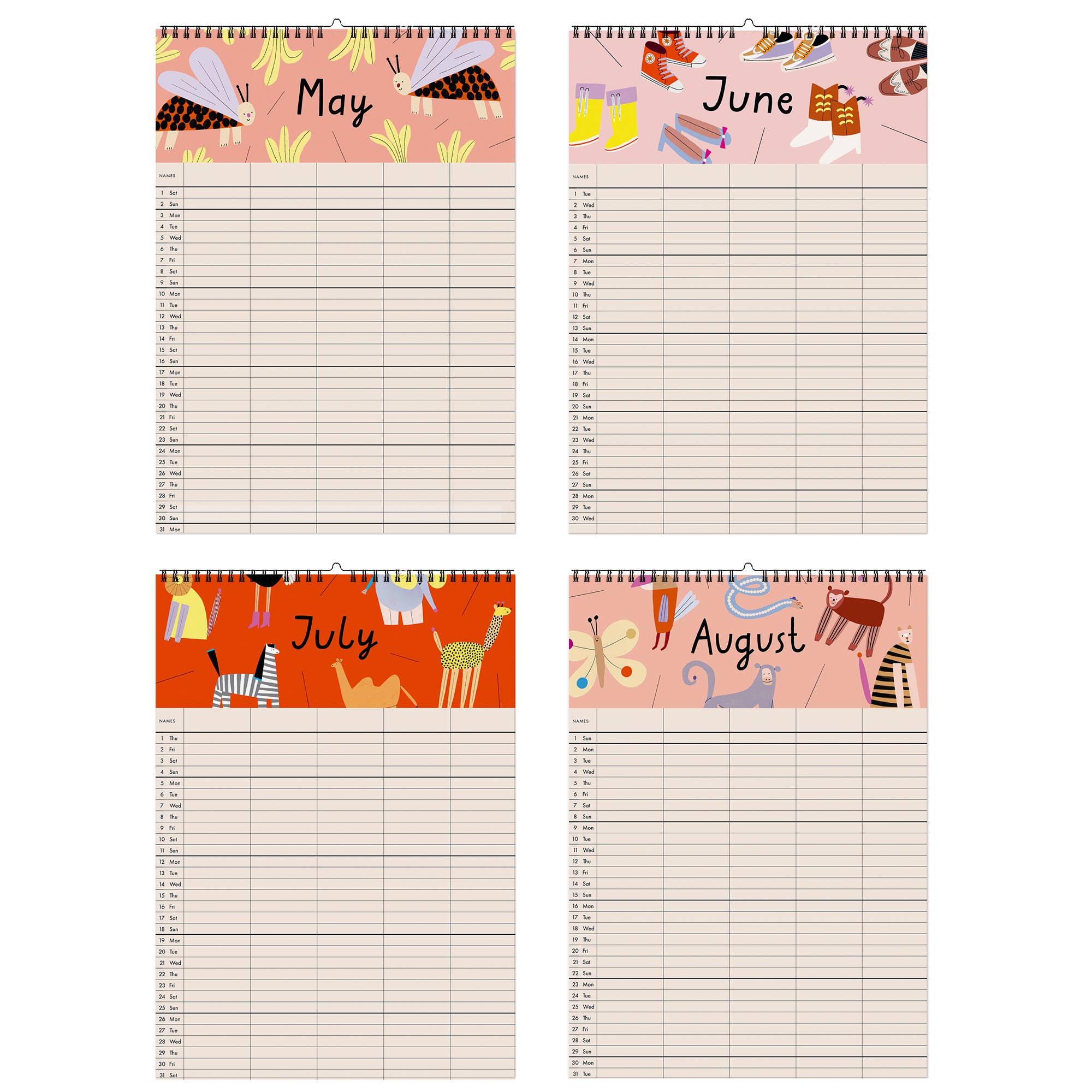 2027 FAMILY WALL CALENDAR (INCL. POSTER & STICKERS)