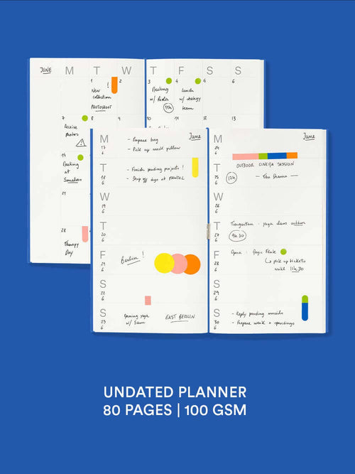 MISHMASH LOG PLANNER // UNDATED PLANNER