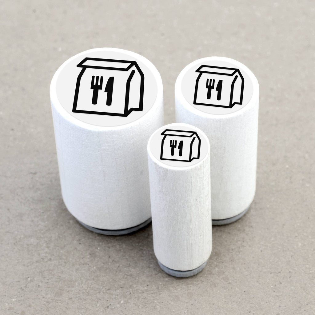 MINI RUBBER STAMP // TAKE AWAY