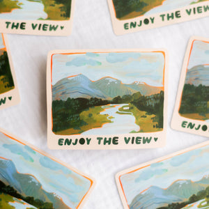 VINYLKLISTERMÆRKE // ENJOY THE VIEW