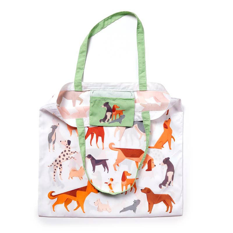 FOLDABLE TOTE BAG // DOGS