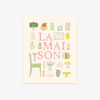 COLOURING AND STICKER BOOK // LA MAISON