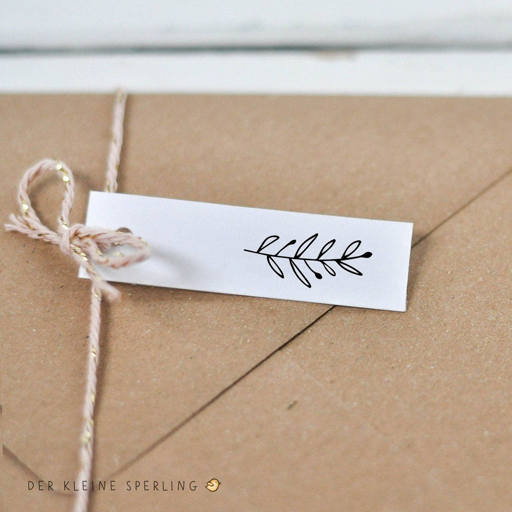 RUBBER STAMP // LEAF TENDRIL