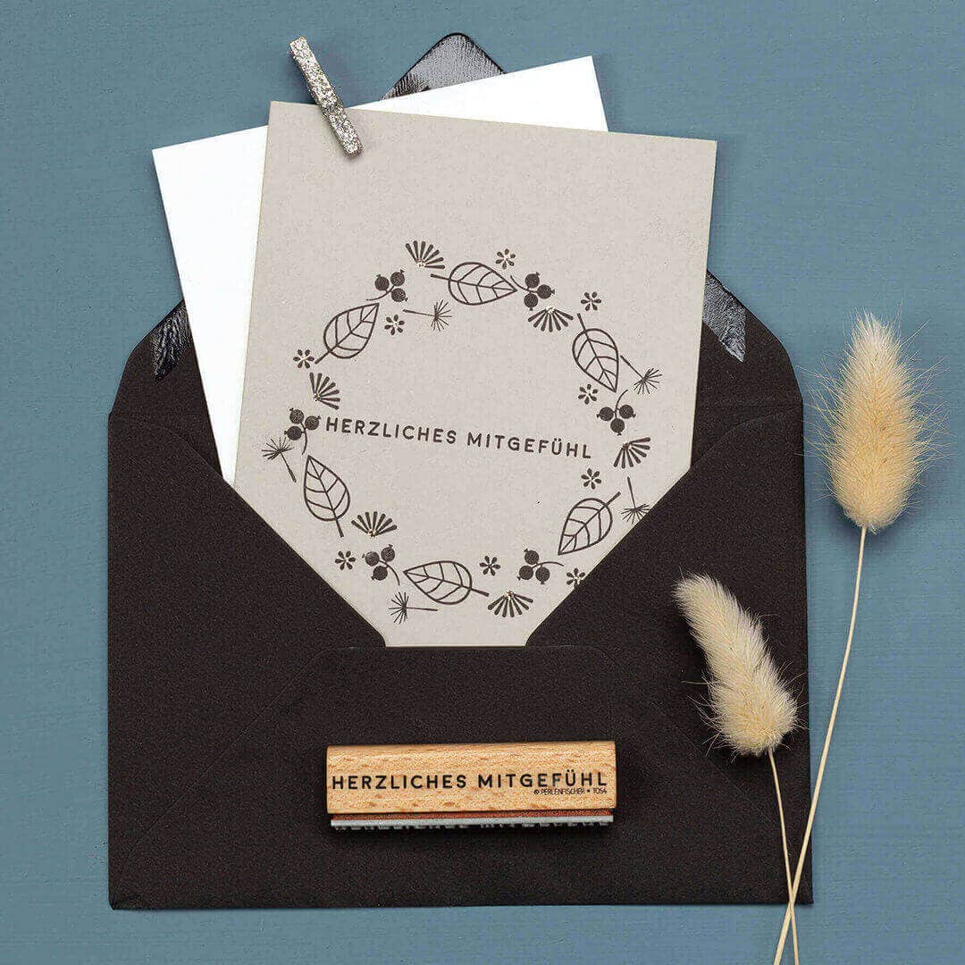 MINI RUBBER STAMP // DANDELION