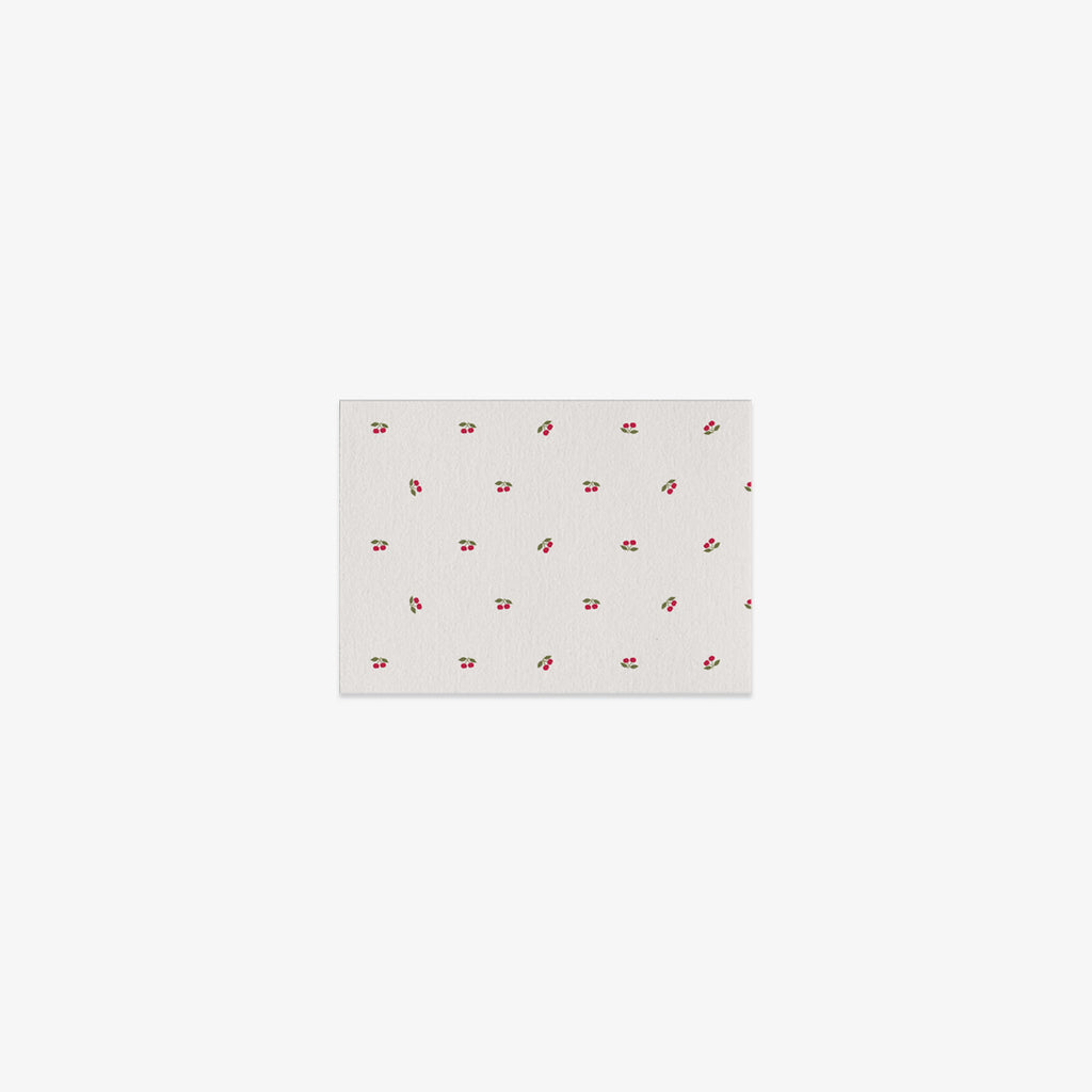 SMALL GREETING CARD // SMALL CHERRIES