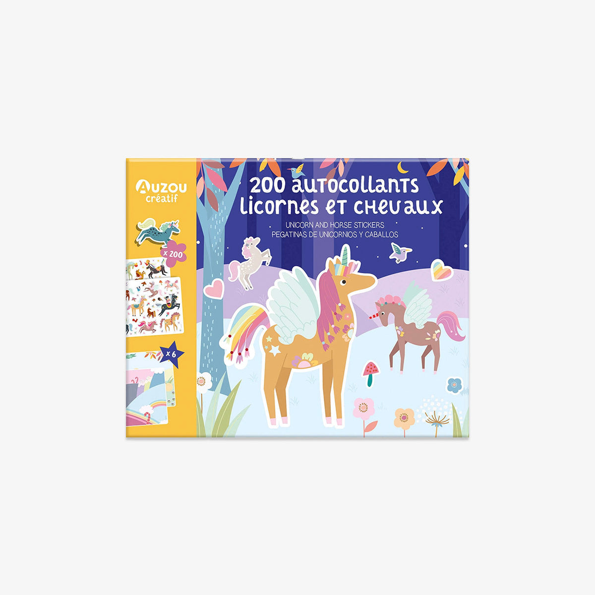 REUSABLE STICKERS // UNICORN & HORSES