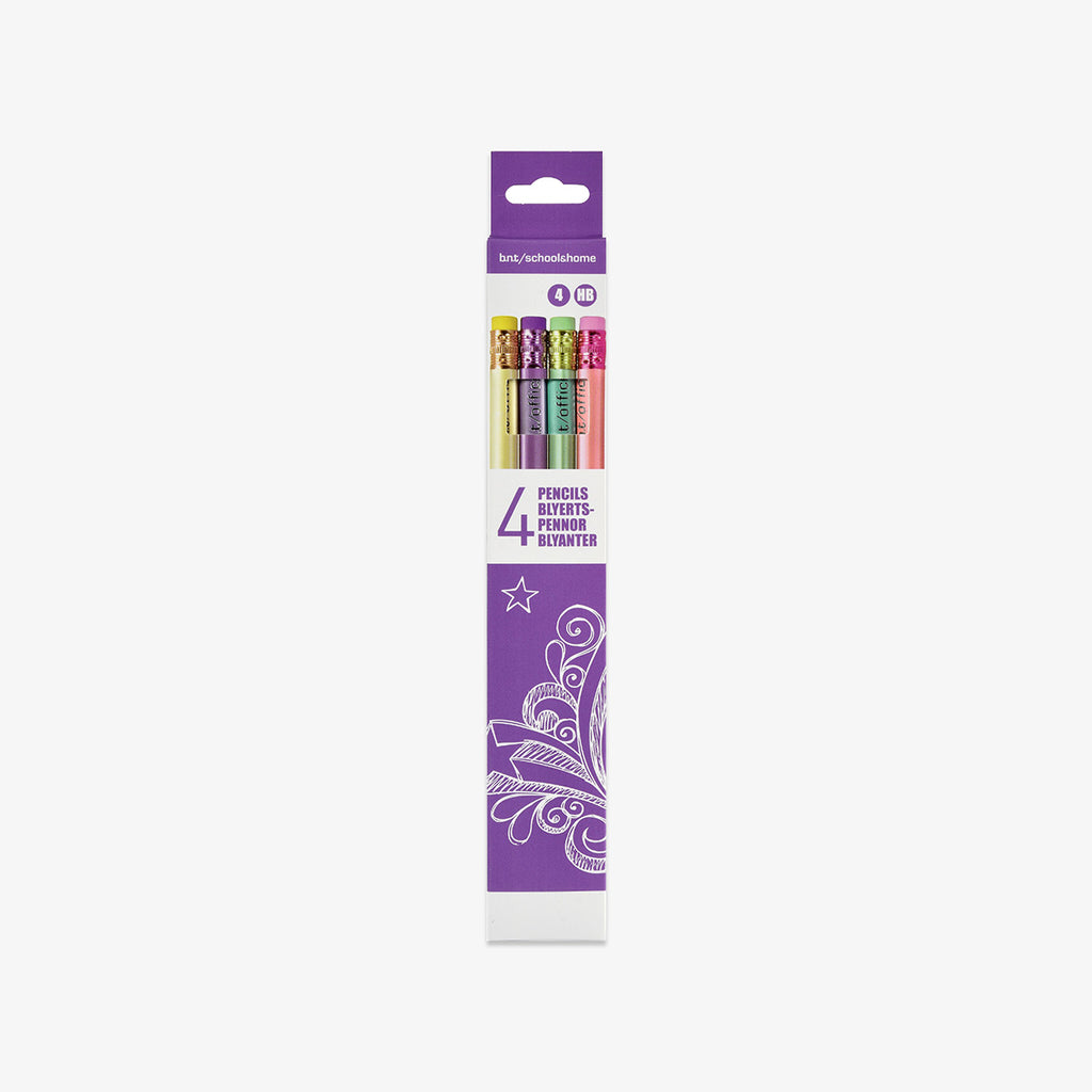 PENCIL SET OF 4 // PASTEL
