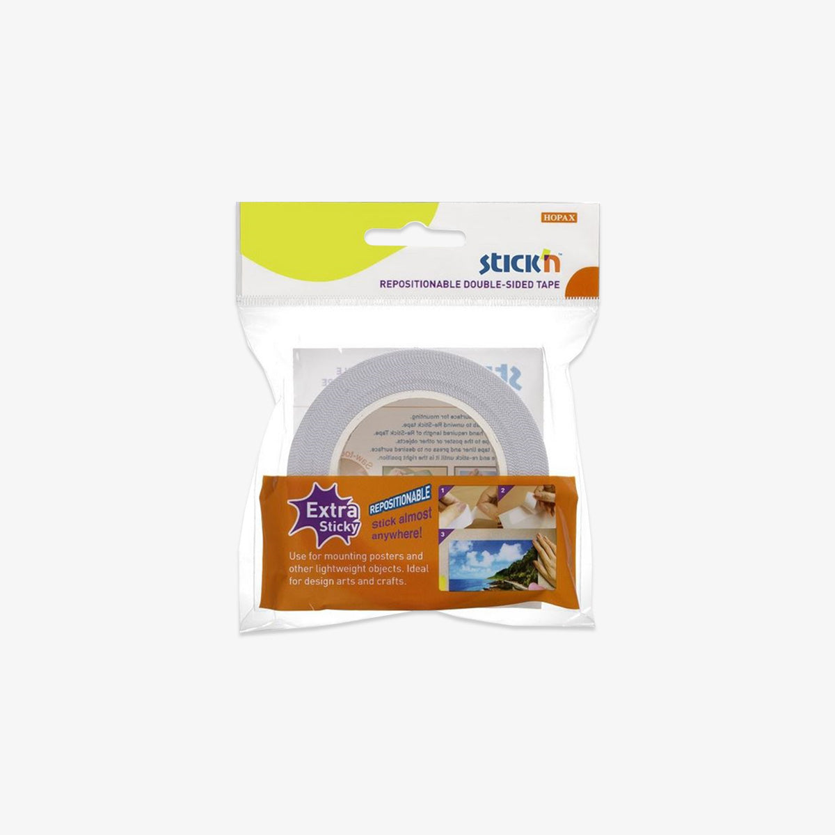 DOUBLE-SIDED REPOSITIONABLE TAPE