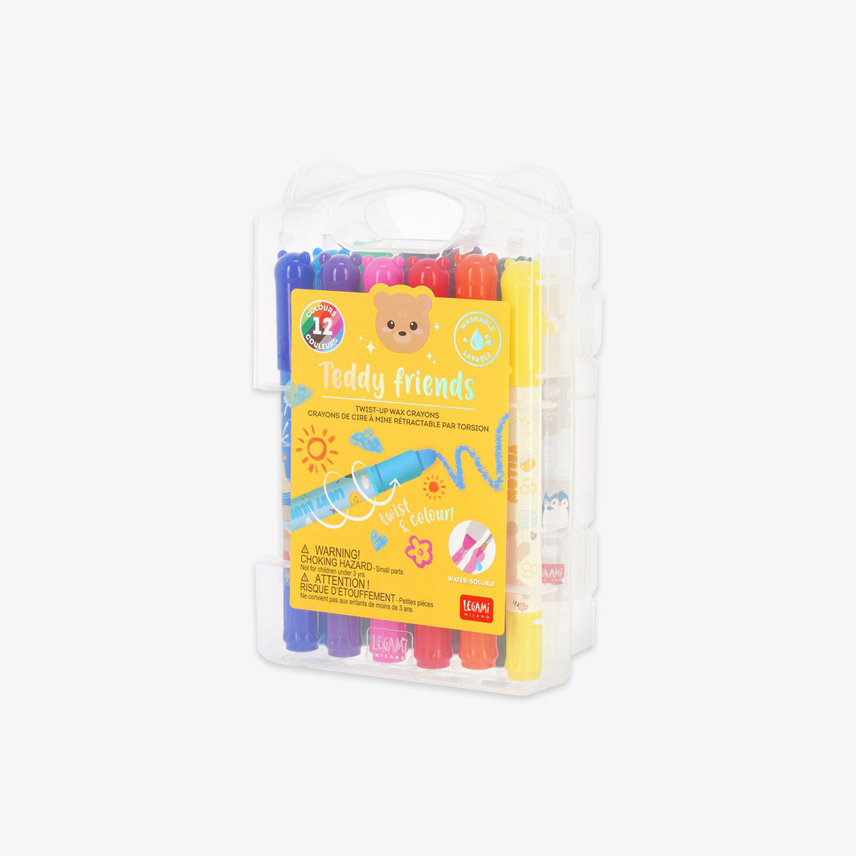 TEDDY FRIENDS TWIST-UP VOKSFARVER
