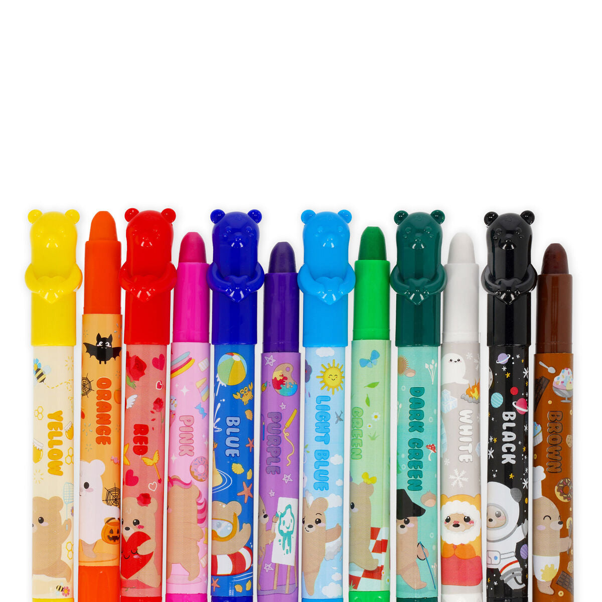 TEDDY FRIENDS TWIST-UP VOKSFARVER