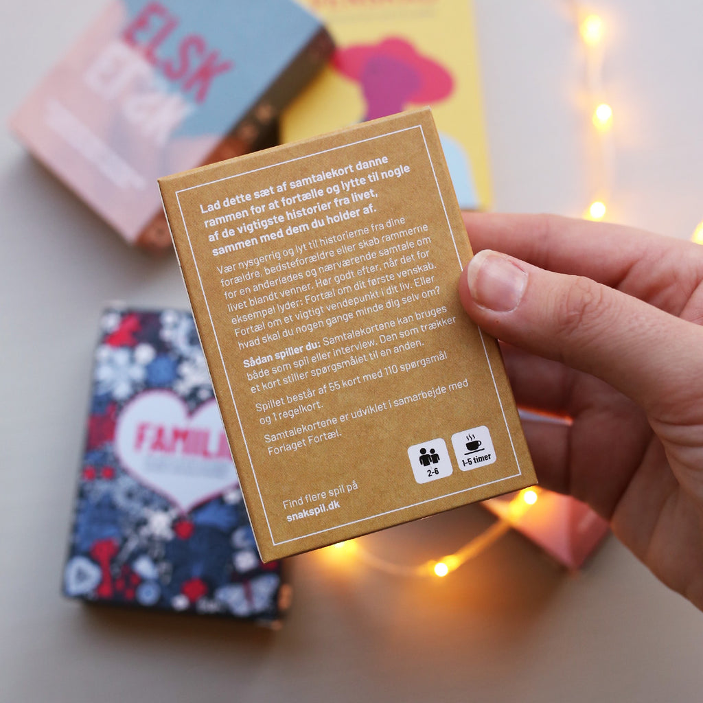 CONVERSATION CARDS - DANISH // LIVSHISTORIER