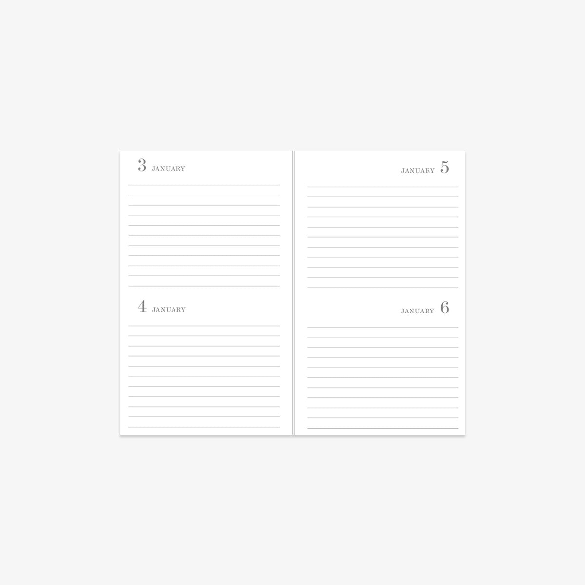PAPERSTYLE JOURNAL 'DAYS TO REMEMBER' // ROSE