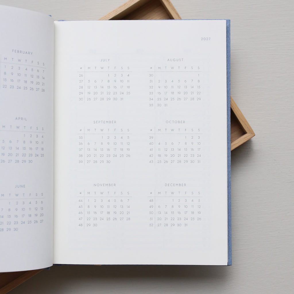 NOTEBOOK CALENDAR 2027 // ENGELSK