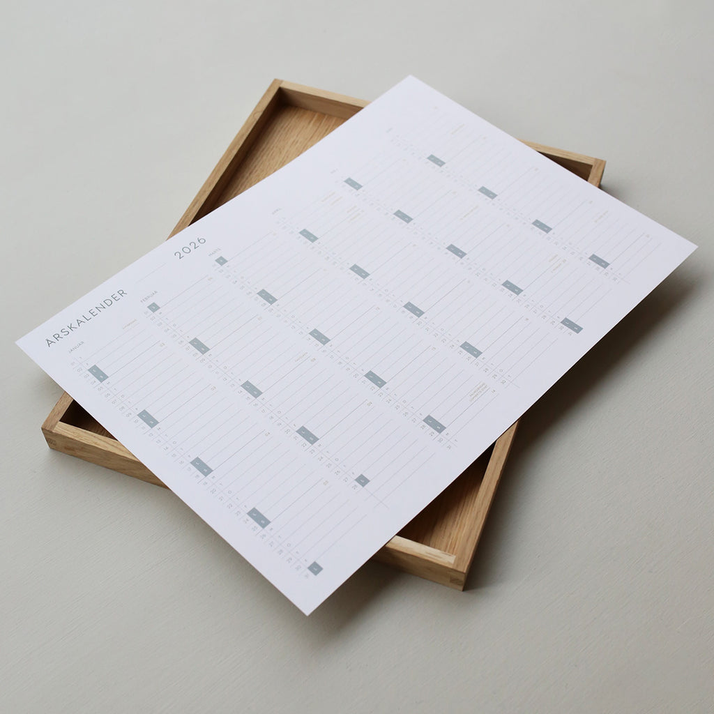 A3 KALENDER 2026 (DANISH)