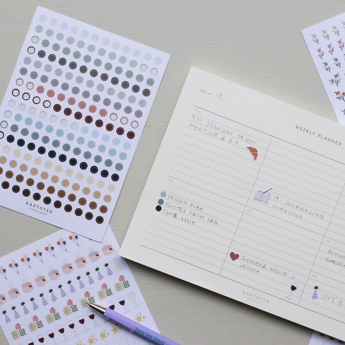 MICRO DOT STICKERS // WORLD