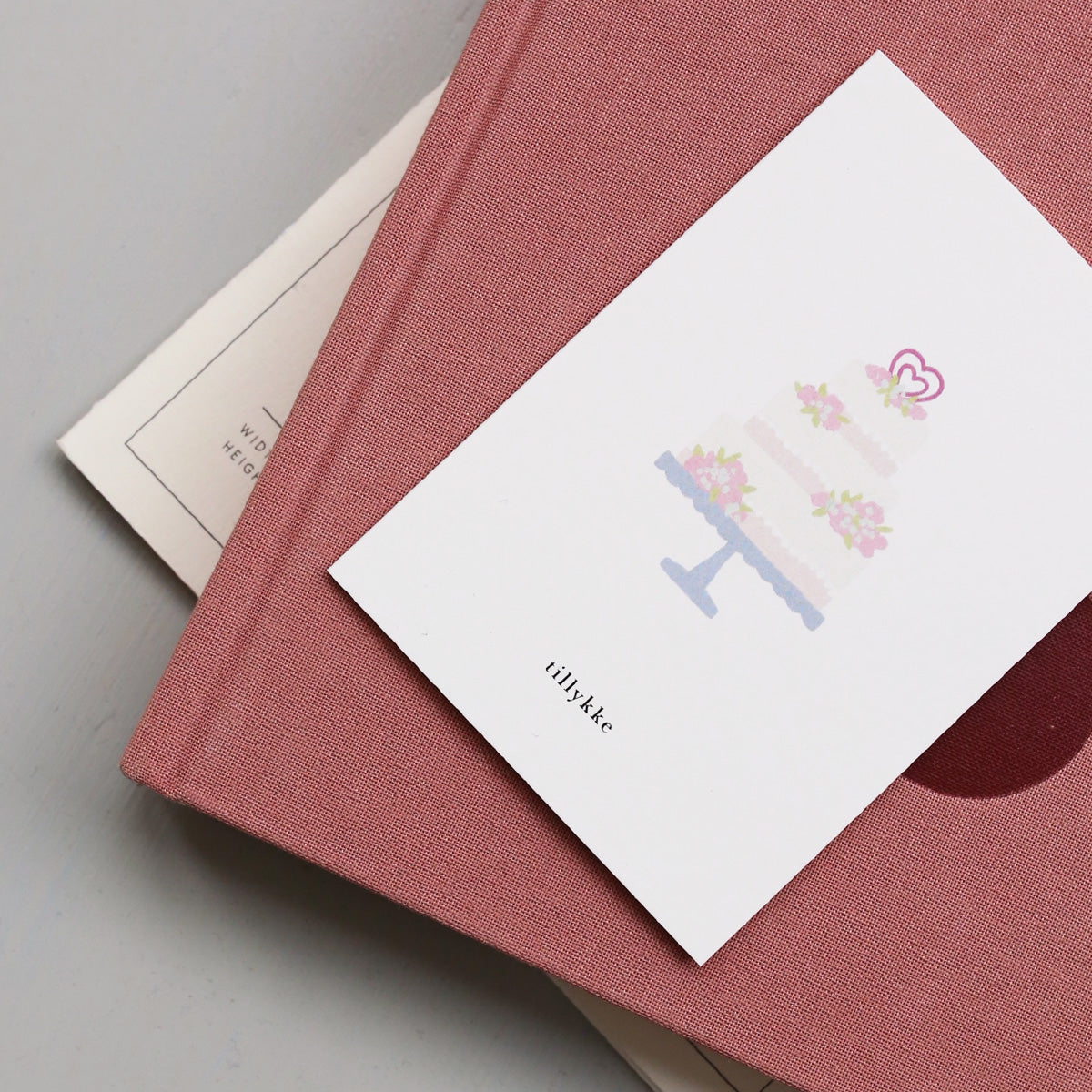 SMALL GREETING CARD // BRYLLUPSKAGE (DANISH)