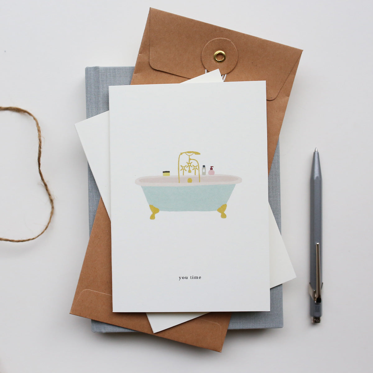 GREETING CARD // BATH TUB