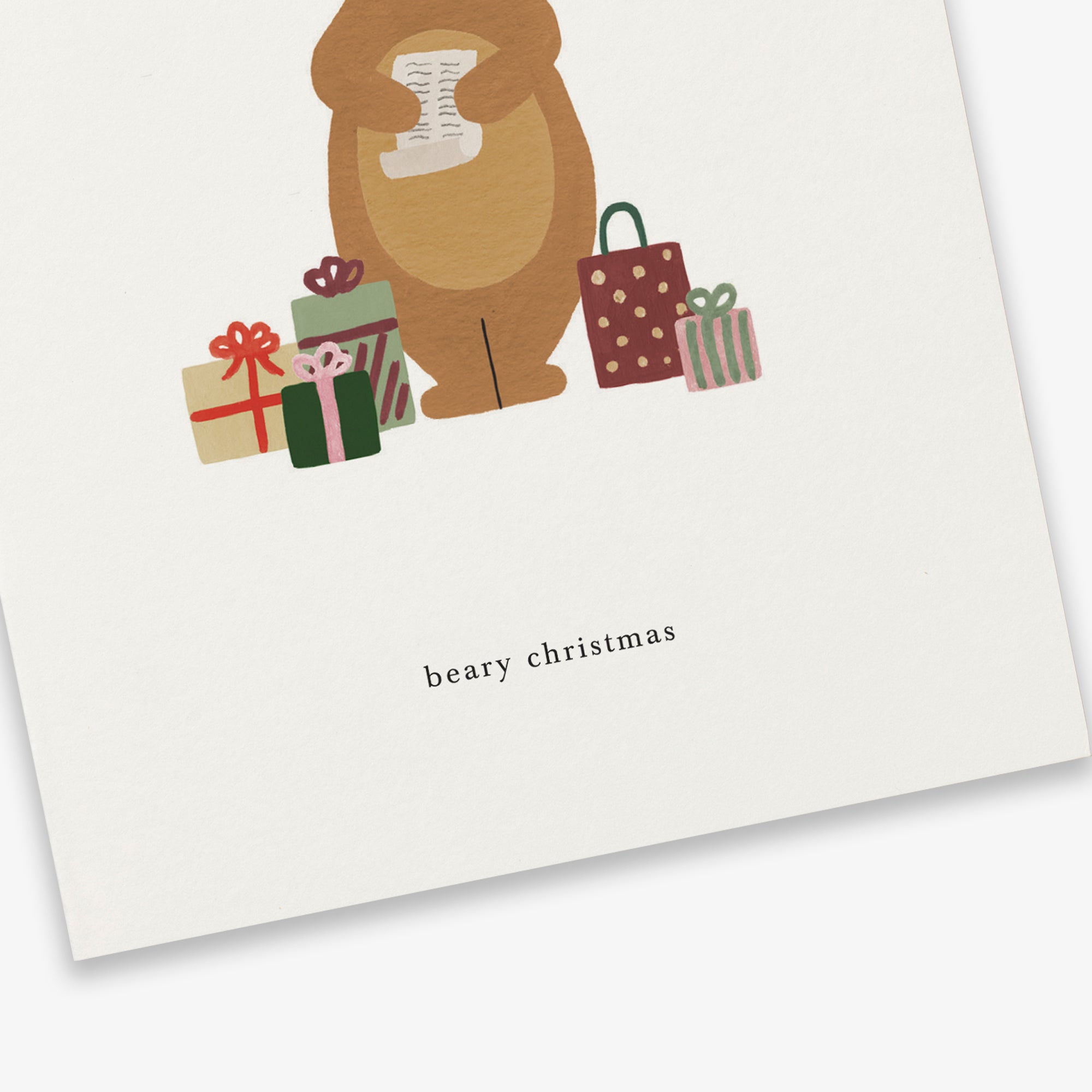 GREETING CARD // CHRISTMAS BEAR