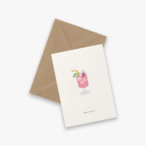 GREETING CARD // COCKTAIL