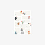 GIFT TAG STICKERS // CHRISTMAS CATS (DANISH)