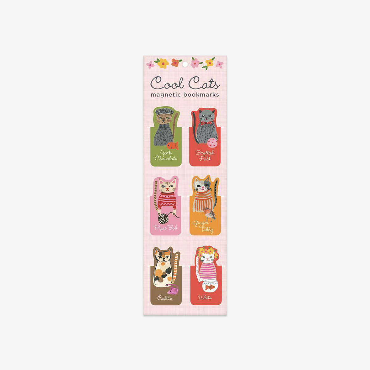 MAGNETIC BOOKMARKS // COOL CATS