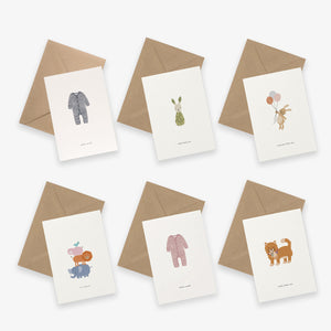 GREETING CARD BUNDLE OF 6 // HELLO BABY
