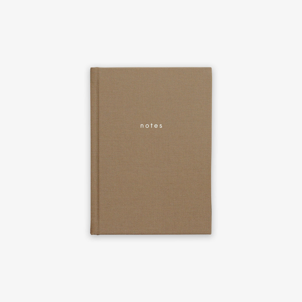 NOTES HARDCOVER NOTEBOOK // BROWN