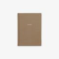 NOTES HARDCOVER NOTEBOOK // BROWN