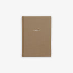 NOTES HARDCOVER NOTEBOOK // BROWN