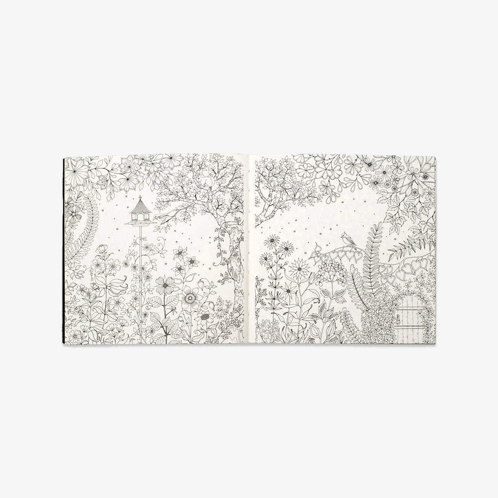 COLOURING BOOK // MINIATURE SECRET GARDEN
